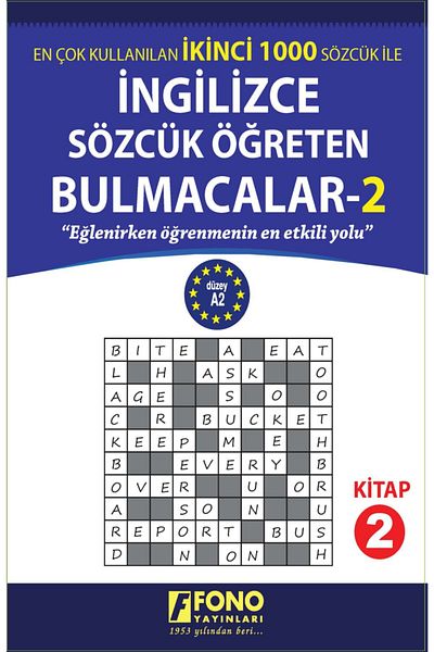 Fono Yayınları Puzzles that teach English words 2