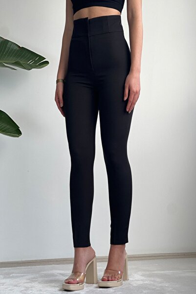 SU SHE ROOSMaNN Extra High Waist Tight Leg Trousers