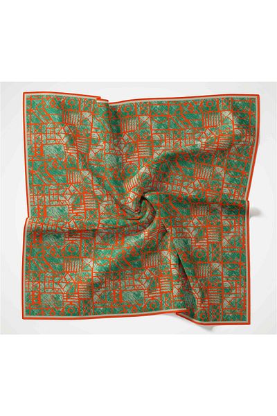 Silk Home Μαλακό Μεταξωτό Φουλάρι Σπιτιού 73062-23
