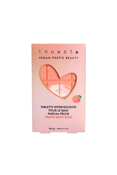 Inuwet - Bath Slap Peach Şeftali Kokulu Tablet