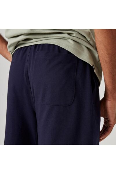 Decathlon Erkek Mavi Siyah Regular Spor Şortu 500 - Fitness Hafif Antrenman