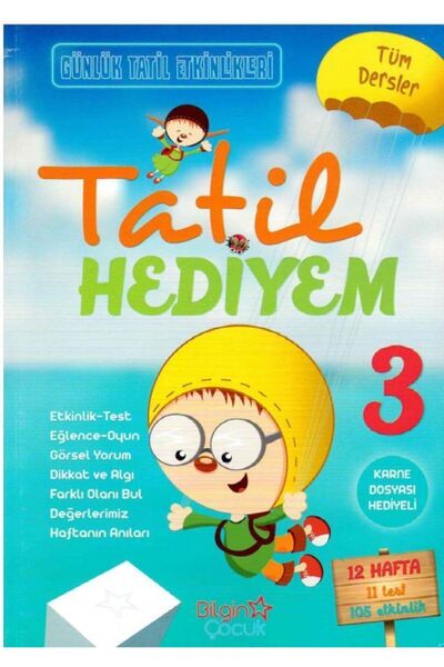 Bilgin Çocuk Yayınevi Bilgin Çocuk 3. Sınıf Tüm Dersler Tatil Hediyem