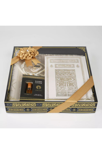 Hayrat Neşriyat Kuran + Seccade +  Tesbih + Zikirmatik + Koku Hediye Seti (Ha...