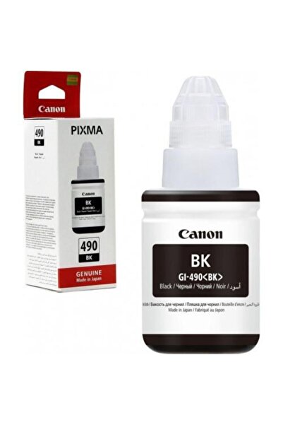 Canon Gı-490 Pixma G3410 siyah mürekkep kartuşu 135ml.