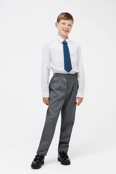 OKULCUBABA Sive Sa likrom pantalone za osnovnu i srednju školu - praktične i ...