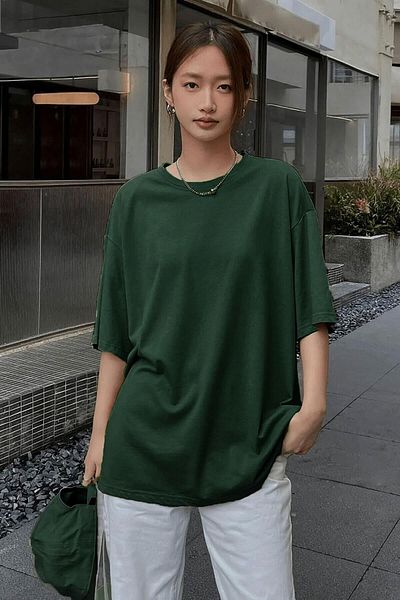 Teenage Millionaire Γυναικείο μπλουζάκι Nefti Basic Plain Unprinted Oversize Salas