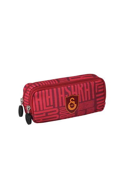 Galatasaray 20*10 cm Licensed Double Compartment Zippered Pencil Case
