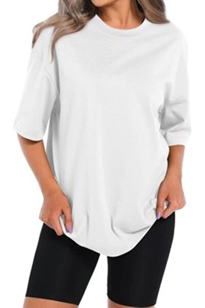 THE WHITE Oversize Λευκό Γυναικείο T-Shirt