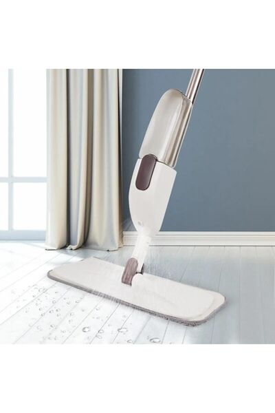 homeneeds Sıvı Deterjan Hazneli Teleskopik Sprey Mop Paspas (2 MİKROFİBER BAŞ...