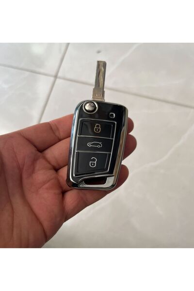 ŞENYILDIZ AKSESUAR حافظة حماية للمفاتيح متوافقة مع Seat Leon Fr Ibiza Fr Aron...