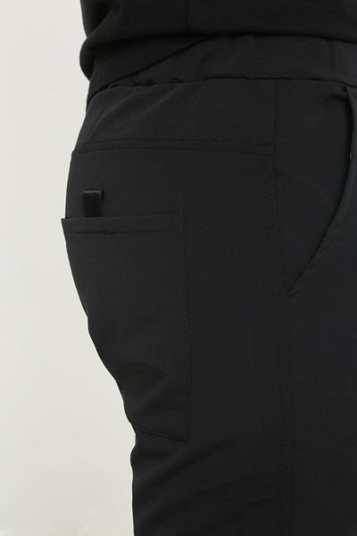 comstar Ανδρικό παντελόνι Cargo Pocket Elastic Waist Μαύρο Jogger