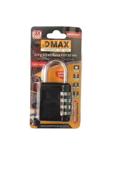 DMAX 50 MM Extra Combination Padlock