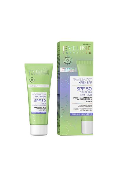 Eveline Cosmetics Vegan Sunscreen - Antioxidant, Moisturizer, SPF 50, 30 ml