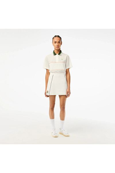 Lacoste Organic Algodan Skirt with Frankreich'dah Design for Women
