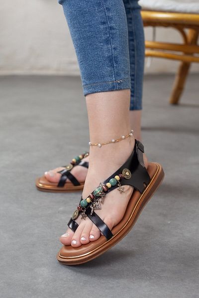 Adım Adım Women's Orthopedic Sandals - Genuine Leather, Extra Comfortable and Flexible