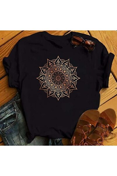blackbonds unisex baskılı oversize