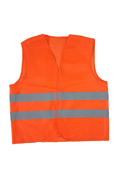 Starline سترة تحذيرية عاكسة للضوء باللون البرتقالي لسلامة العمال والدراجات النارية