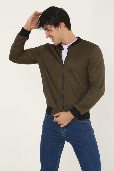 comstar Ανδρικό αδιάβροχο κολλεγιακό μπουφάν Nubuck Suede χωρίς επένδυση Lycra