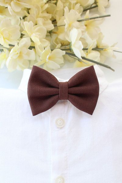 VİTRİNMİXMİNİ Brown Boy's Bow Tie - Boxed-Read Description