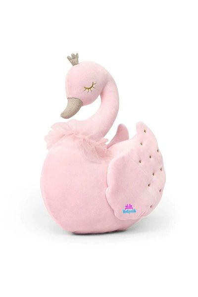 hediyecik Soft Fabric Flamingo Pillow - Sleeping Companion 35 Cm, Pink