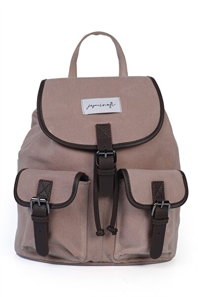 Jasminelli Σακίδιο πλάτης από καμβά - με τσέπες