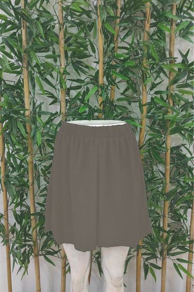 Advantage Bürümcük Fabric Large Size Khaki Color Shorts (Not Black)