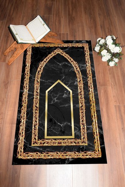 Generic Brand Digital Printed Non-Slip Base Washable Modern Prayer Rug Prayer Mat 70X130