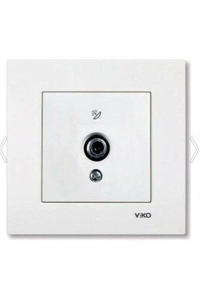 VİKO Karre Satellite Socket with F Connector, Including Finished Frame 02828