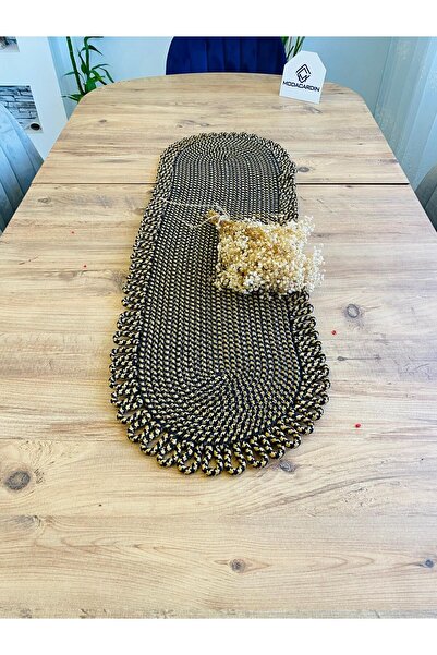 ModaCardin Богемський стиль Джут і локоть Декоративна скатертина - бігунок 30...