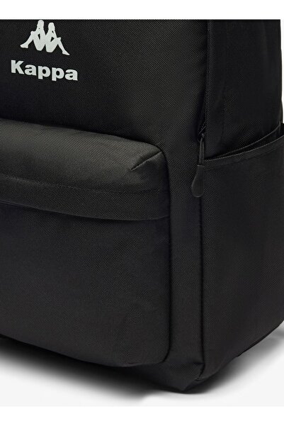Kappa Logo Detail Backpack with Adjustable Shoulder Straps - W 15 x H 41.5 x D 28.5 cm