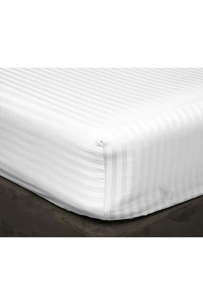 Fabric Box Satin Fitted Sheet