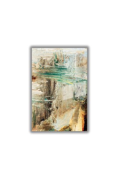 GAAGART Tempered Glass Table Glossy Abstract Design Image