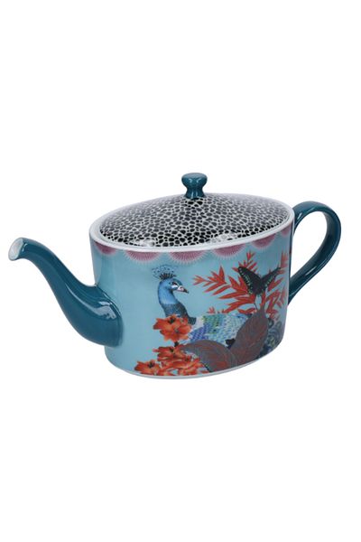 MIKASA Mksateapot Sarah Arnett Porcelain 1.1 Liter Teapot