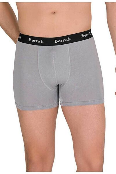 Berrak 6 τεμάχια γκρι χρώματος Modal Boxers