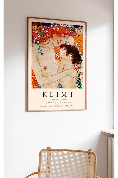 Taranist Χάρτινη αφίσα - Gustav Klimt - Mother Of Love Mother Love