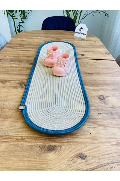 ModaCardin Богемський стиль Джут і локоть Декоративна скатертина - бігунок 30...