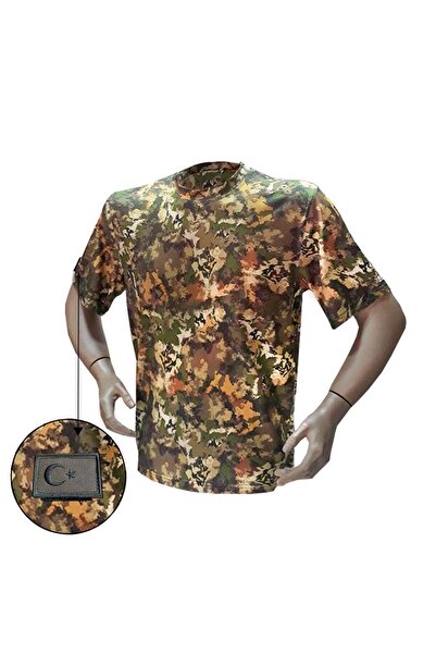 Ersav X Hunt Kamuflaj Kısa Kol Tshirt Large
