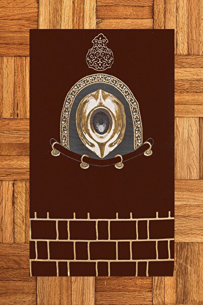 EY HOME Digital Printed Washable Stylish Design Prayer Rug Prayer Mat 70X130Cm