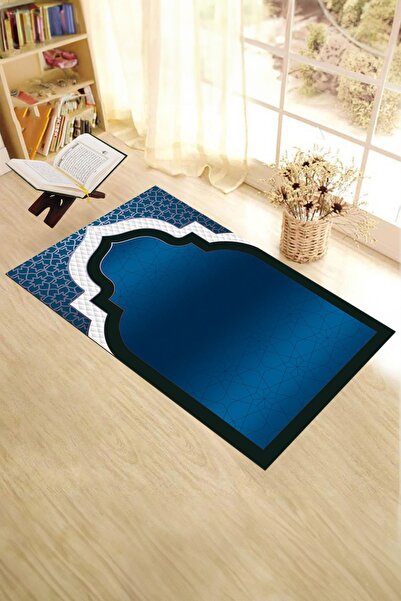 EY HOME Covoraș de rugăciune digital cu imprimeu lavabil, șters, modern, 70x130