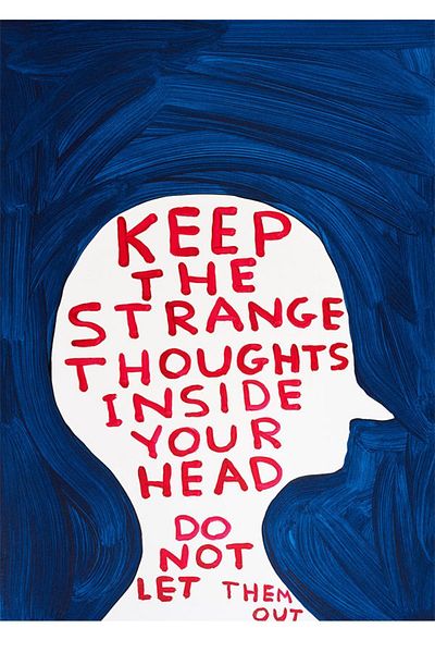 Taranist Ilustrație poster din hârtie David Shrigley