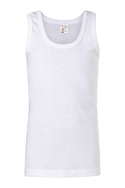 Namaldı Tricou pentru copii cu nervuri de culoare albă 2 bucăți
