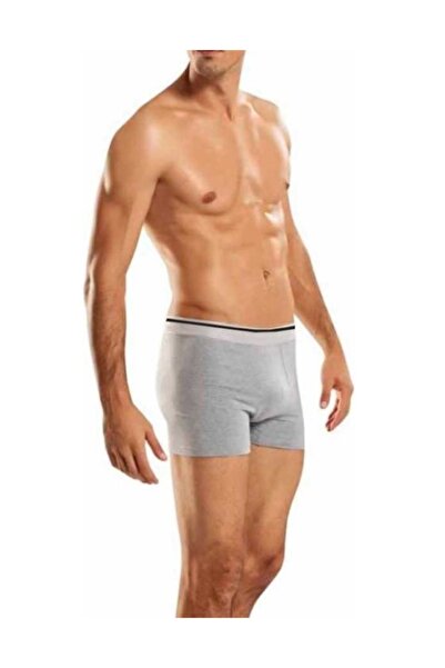Berrak Boxer Lycra de culoare gri, 6 bucăți
