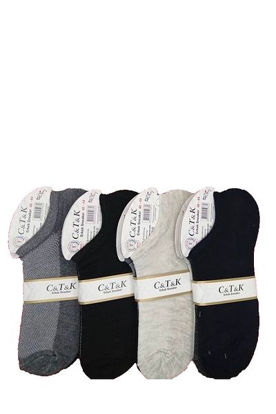 CTKSHOP Ανδρικές κάλτσες μπαλαρίνας 12 συσκευασιών