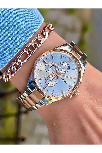 Homies Women's Wristwatch - 2 Years Warranty, Steel Cord, Waterproof Gift Bracelet
