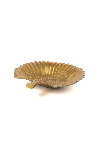 Mikasa Moor Leaf Bowl - Gold 28x29x7cm