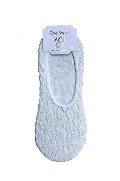 Goo Socks 12 parova belih mrežastih čarapa Baletanke