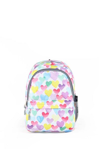 Cambridge Polo Club White Heart Backpack