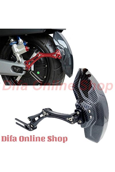 merpa Karbon Çamurluk Sıyırıcı Cnc Kol Motosiklet Için Siyah Renk