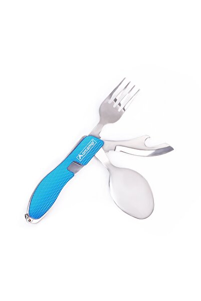 Orcamp Kamp Çatal, Kaşık, Bıçak Seti Mavi