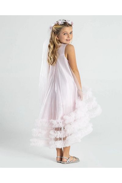 SIRRI Beauty Tail Evening Dress and Crown for 6-10 Years Old Girls